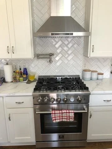 Kitchen remodel, Wake Forest NC. Full cabinet installation and kitchen update.