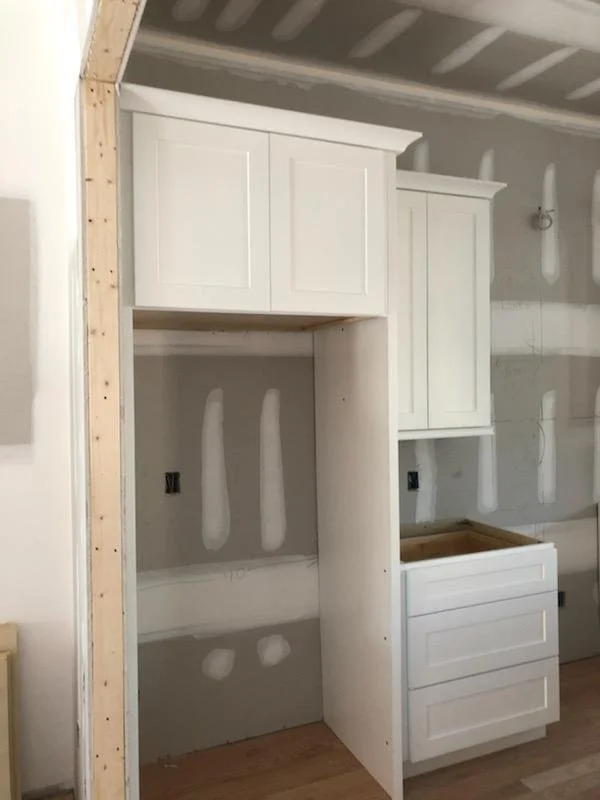 Kitchen renovation, Cary NC. New layout and full finish package.
