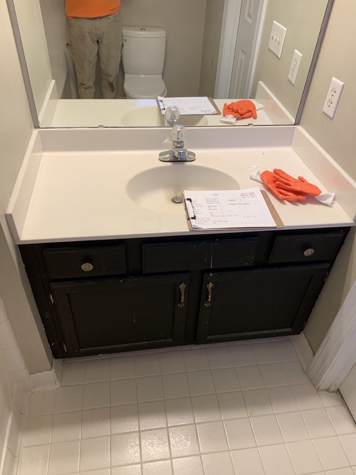 Tile and backsplash installation by Carolina Installation Services