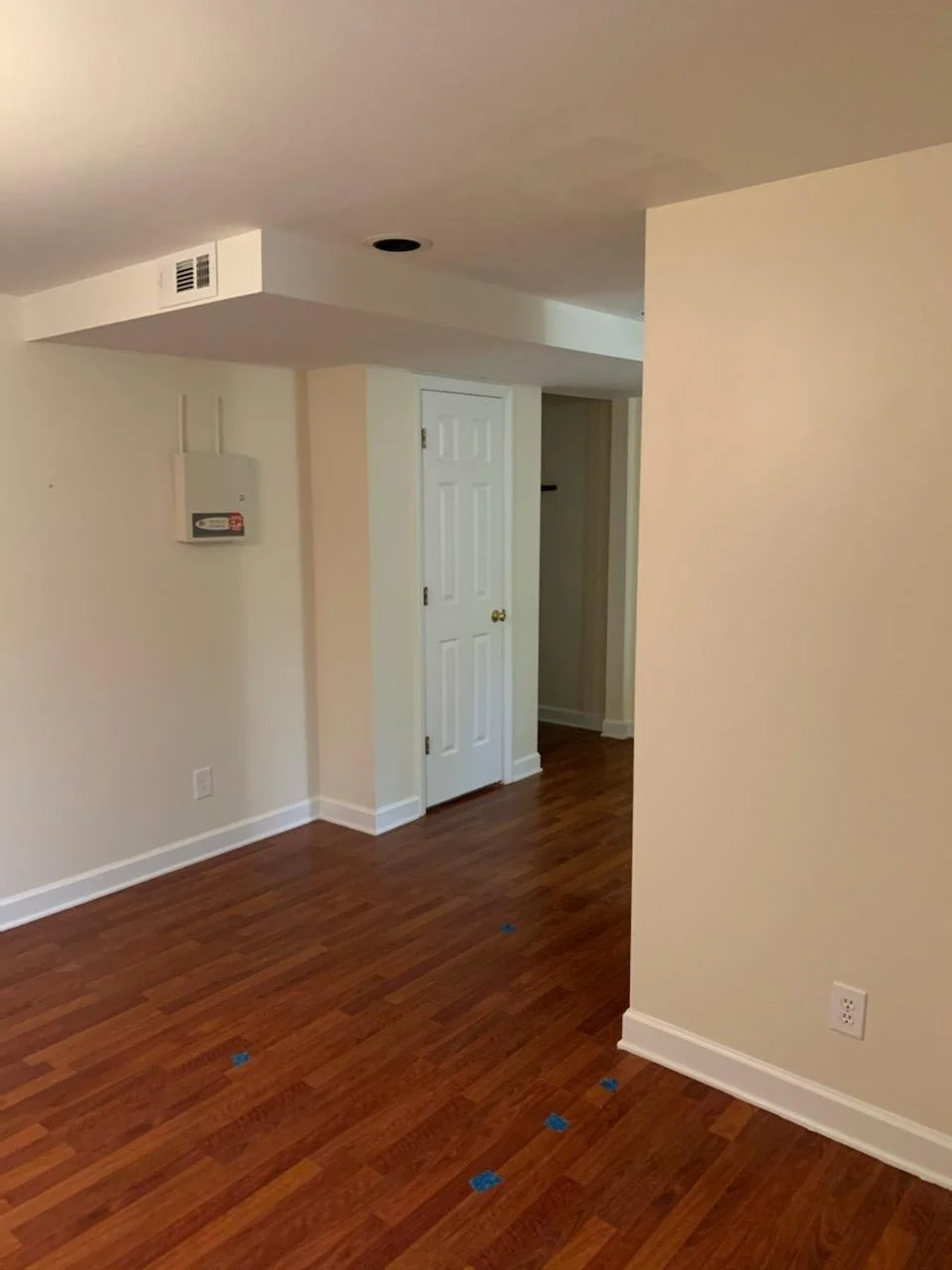 Flooring installation, Durham NC. Sequenced correctly within a full kitchen remodel.